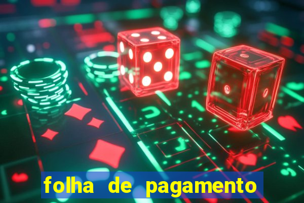 folha de pagamento para preencher word